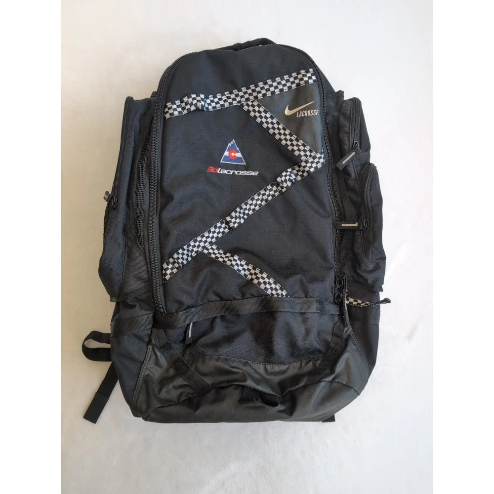Nike Lacrosse Face-Off Game Day XL Backpack Pockets Compartments Colorado 3d LAX